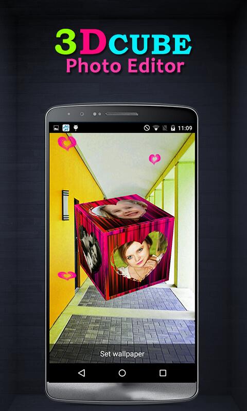 اسکرین شات 7 برنامه 3D Photo Cube Live Wallpaper