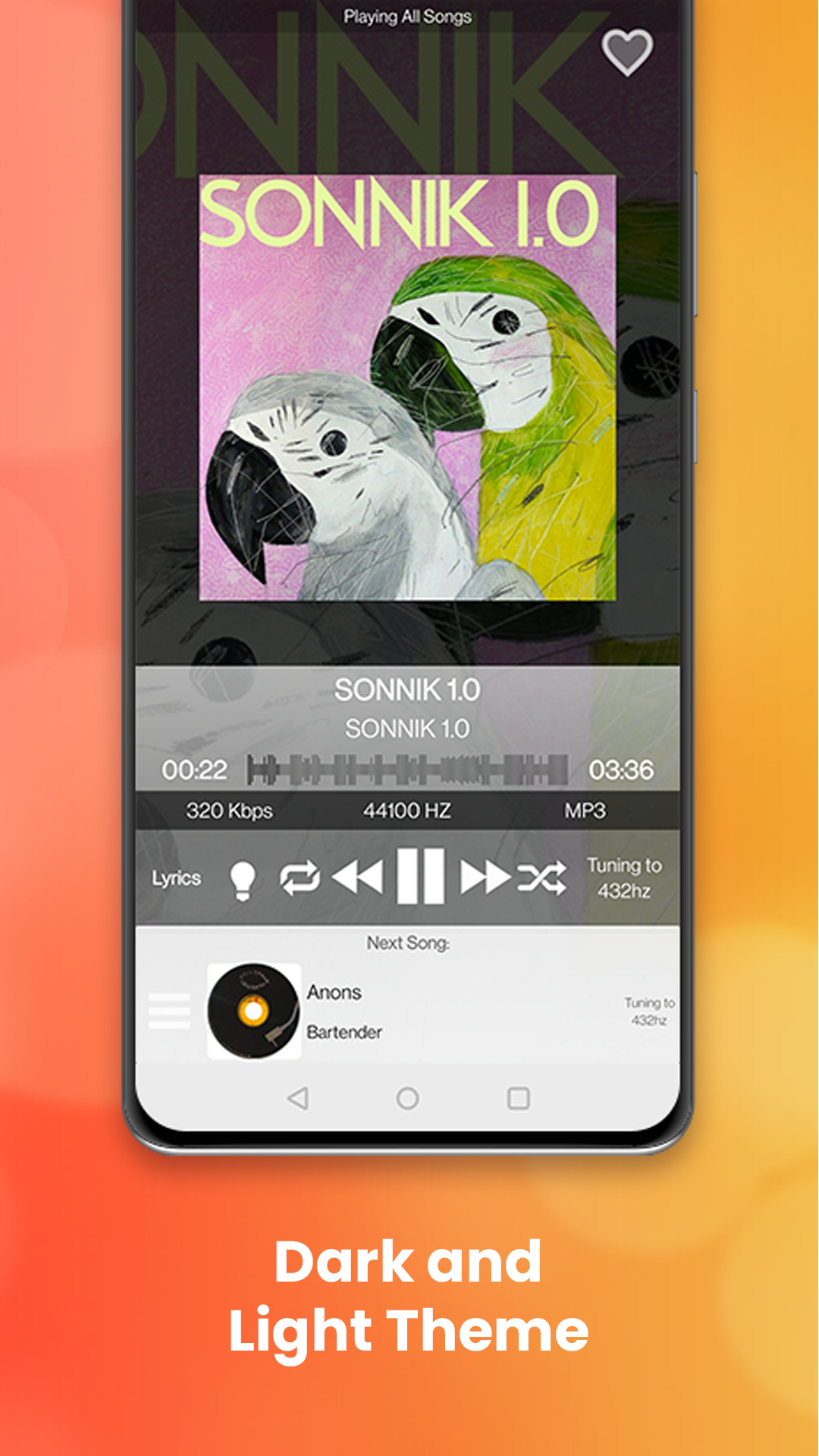 اسکرین شات 8 برنامه 432 Player: 432hz/528hz Player