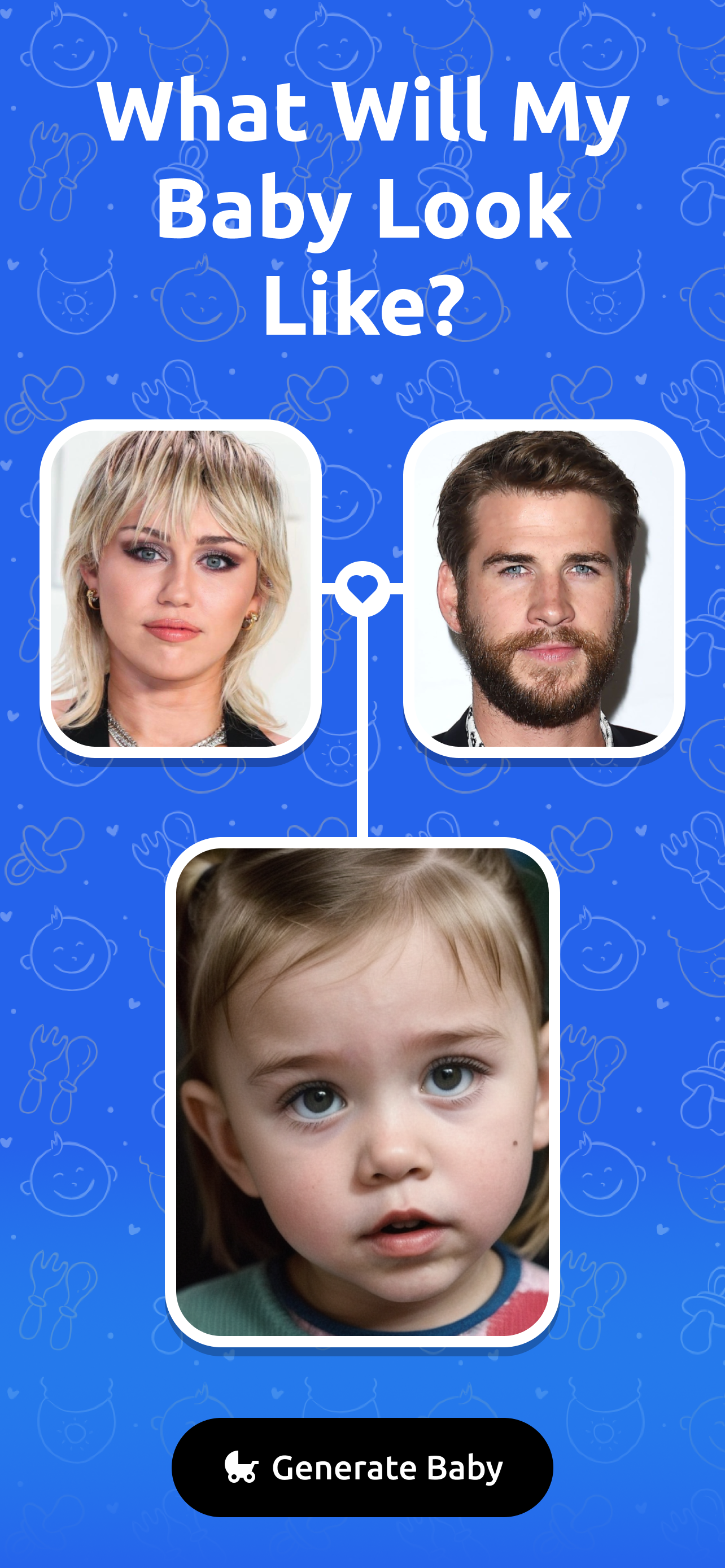 اسکرین شات 2 برنامه AI Baby Generator - MiniMe