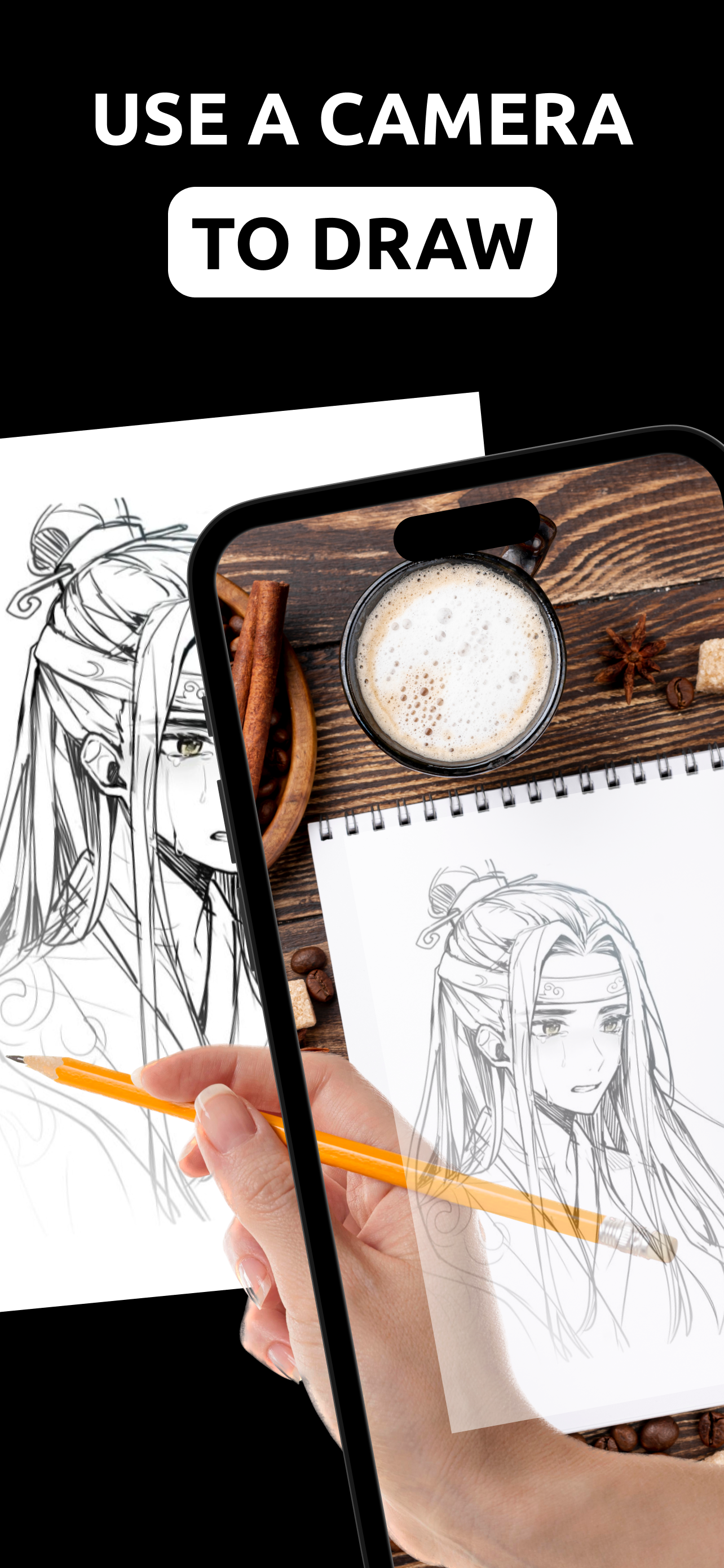 اسکرین شات 1 برنامه AR Drawing: Sketch - Paint