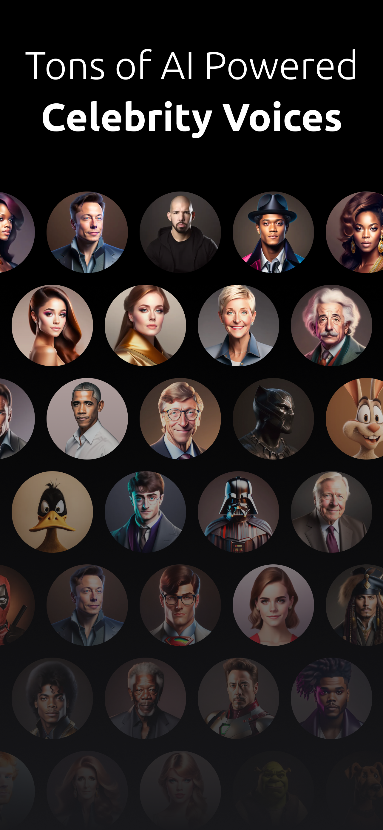 اسکرین شات 2 برنامه VoiceAI - AI Voice Generator