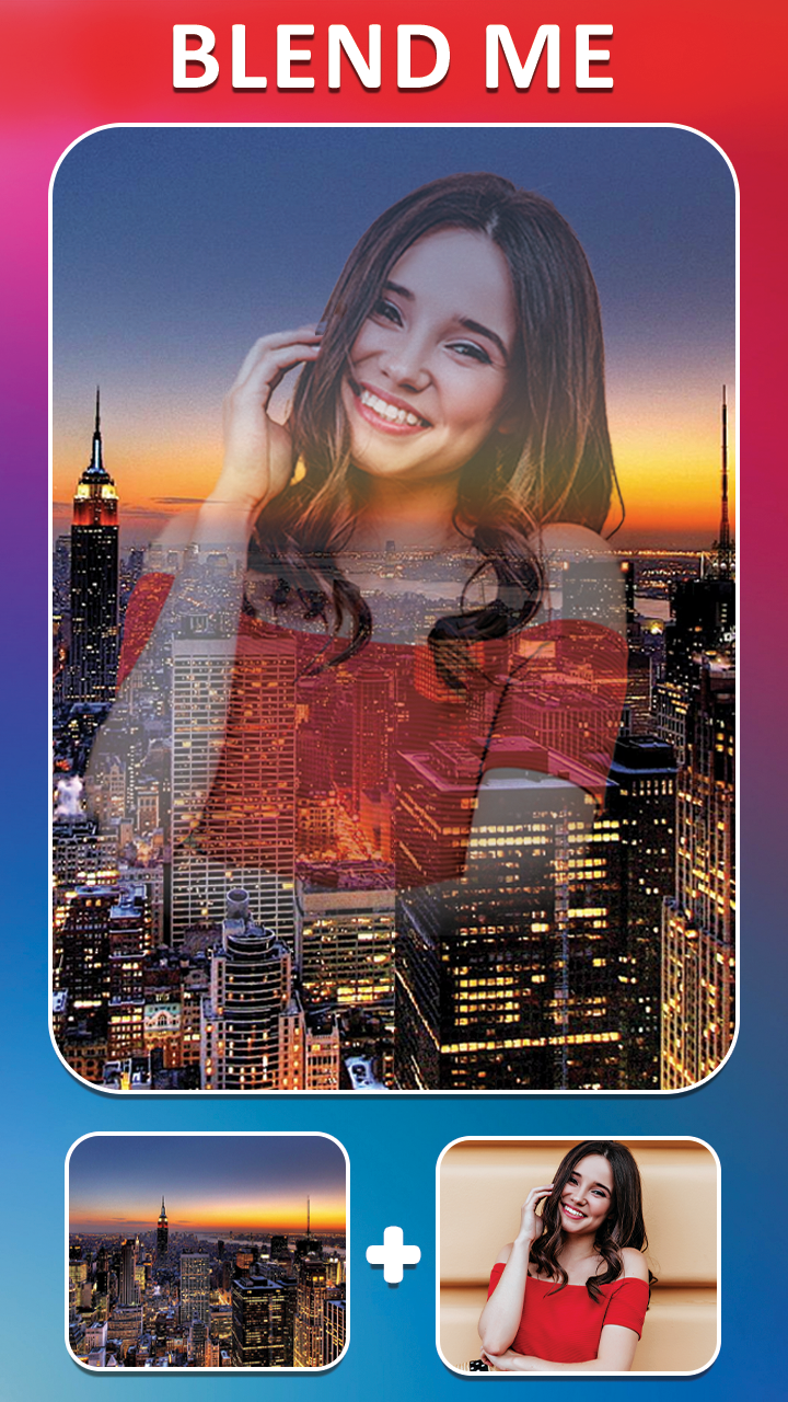 اسکرین شات 5 برنامه Blend Me Photo Mixer Editor