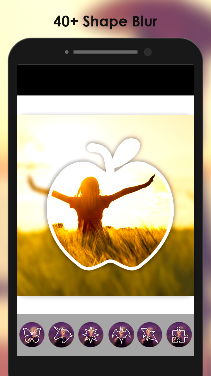 اسکرین شات 5 برنامه Blur Photo Square : Image Blur