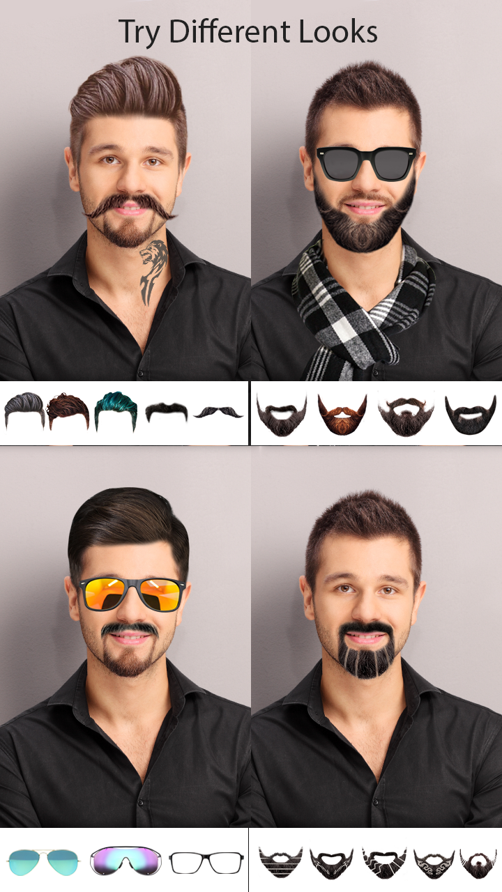 اسکرین شات 1 برنامه Man Photo Editor : Man Hair st