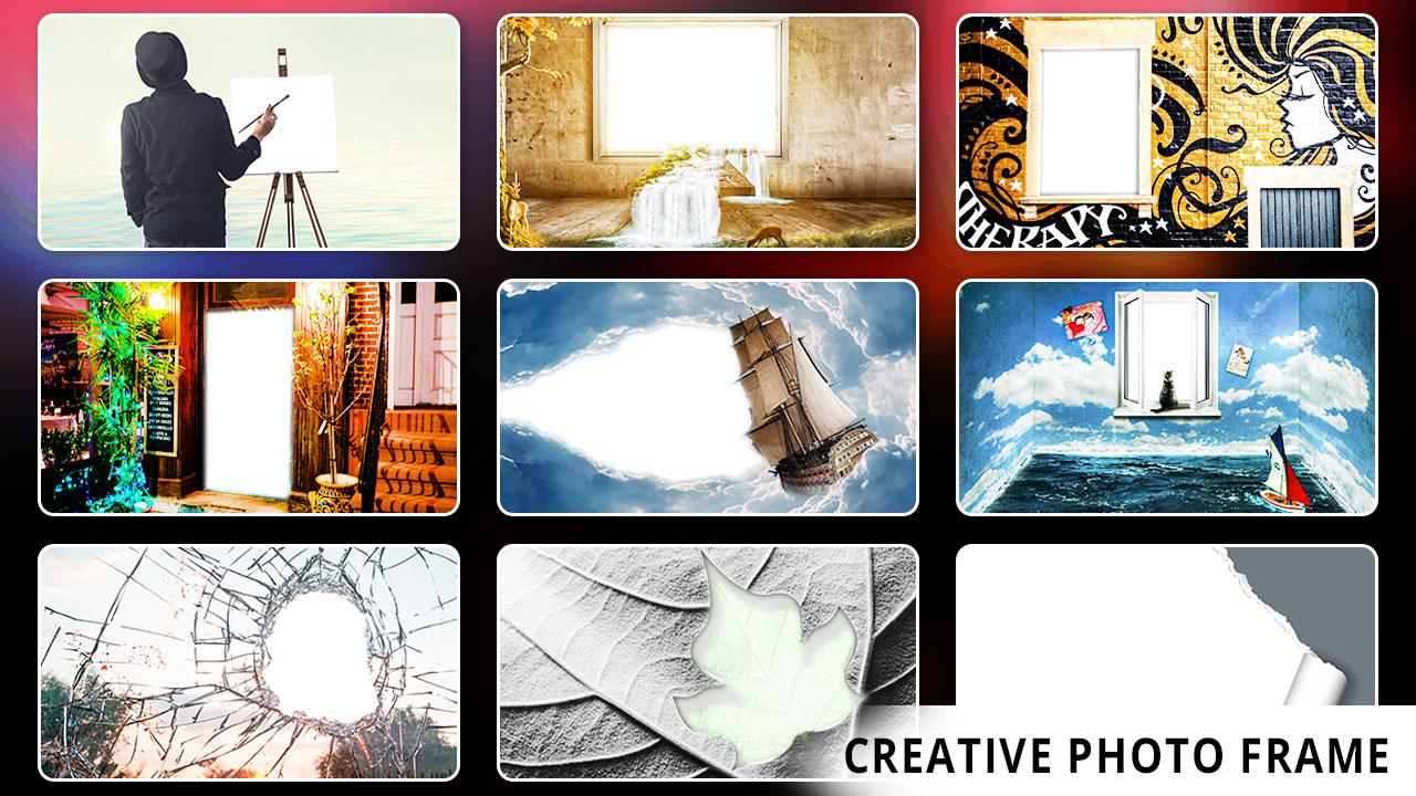 اسکرین شات 7 برنامه Creative Photo Frame : Prank