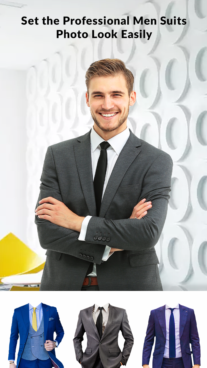 اسکرین شات 1 برنامه Man Formal Photo Suit Montage