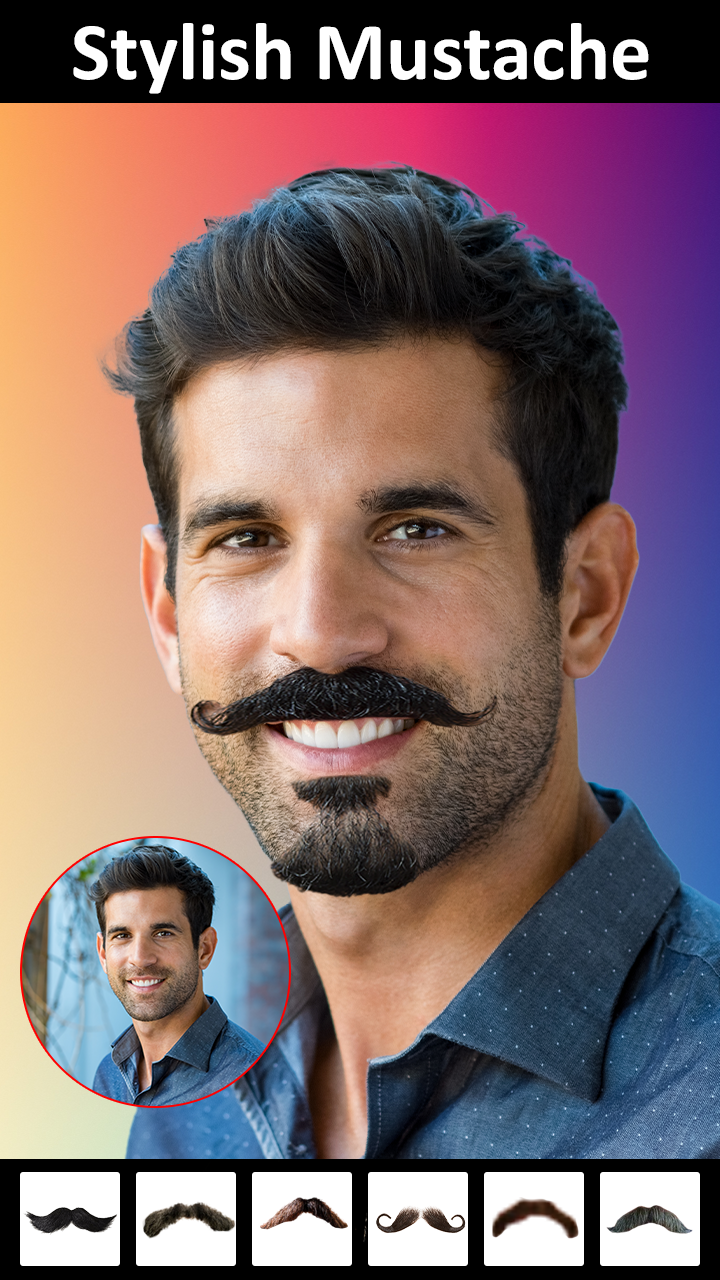 اسکرین شات 6 برنامه Man Mustache Beard Changer
