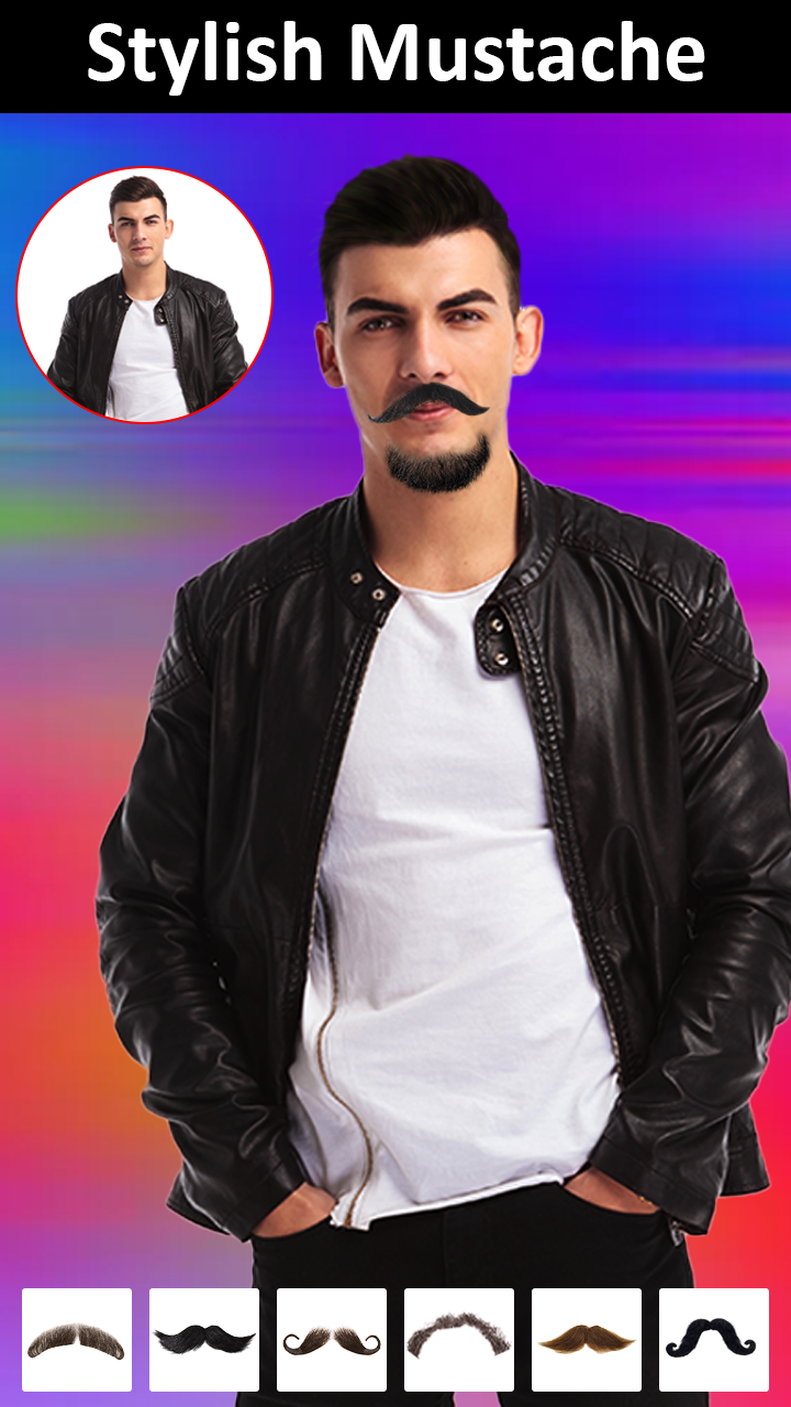 اسکرین شات 2 برنامه Man Mustache Beard Changer