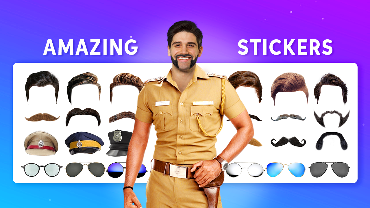 اسکرین شات 3 برنامه Police Photo Suit 2025 Editor