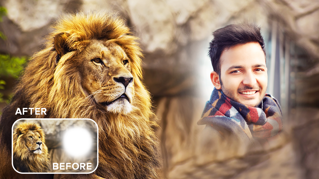 اسکرین شات 2 برنامه Wild Animal Photo Editor Frame