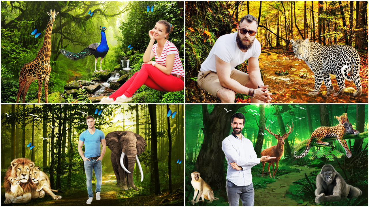 اسکرین شات 1 برنامه Wild Animal Photo Editor Frame