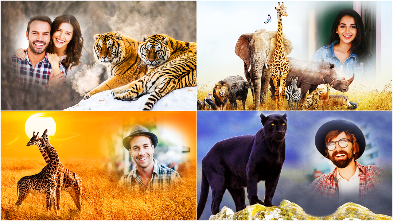 اسکرین شات 5 برنامه Wild Animal Photo Editor Frame