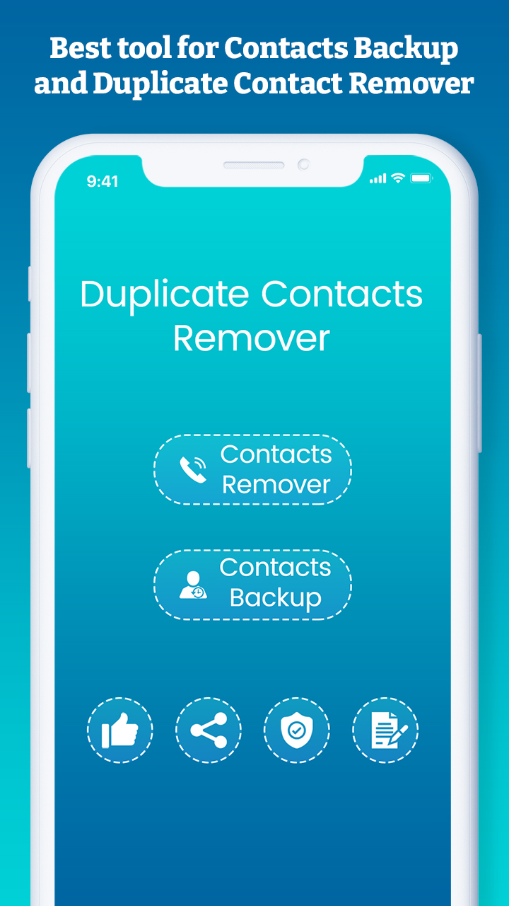 اسکرین شات 2 برنامه Duplicate Contacts Remover