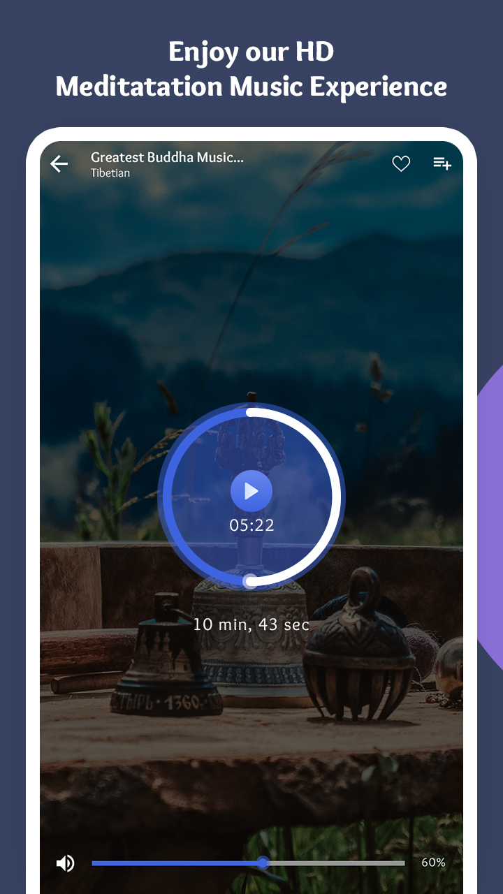اسکرین شات 5 برنامه Meditation Music - Relax