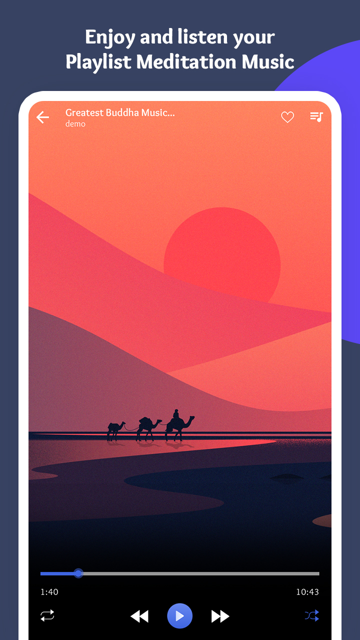 اسکرین شات 7 برنامه Meditation Music - Relax