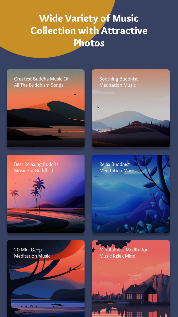 اسکرین شات 4 برنامه Meditation Music - Relax
