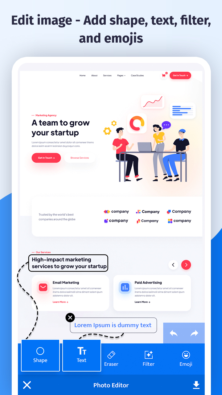 اسکرین شات 6 برنامه Long: Full Screenshot Capture