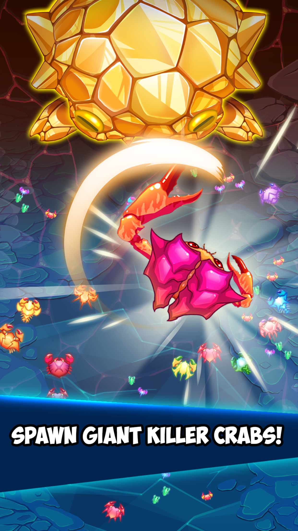 اسکرین شات 4 بازی Crab War: Idle Swarm Evolution