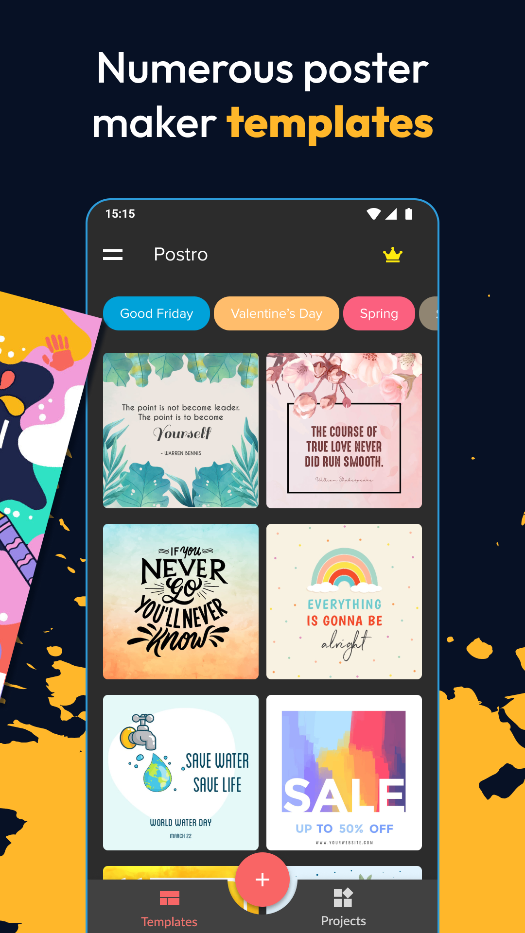 اسکرین شات 4 برنامه Poster Maker - Flyer Creator