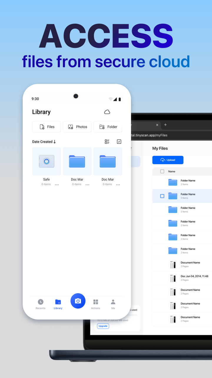 اسکرین شات 7 برنامه Tiny Scanner - PDF Scanner App