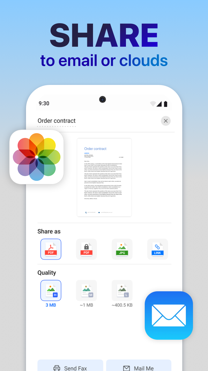 اسکرین شات 3 برنامه Tiny Scanner - PDF Scanner App