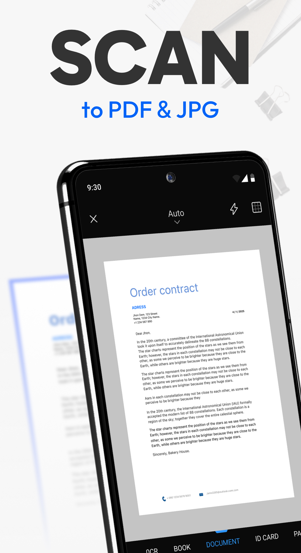 اسکرین شات 1 برنامه Tiny Scanner - PDF Scanner App