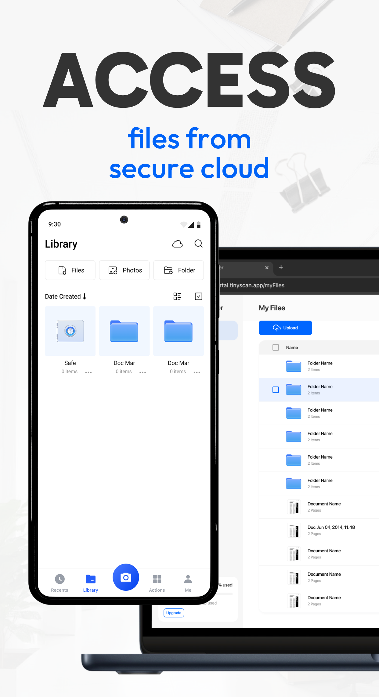 اسکرین شات 8 برنامه Tiny Scanner - PDF Scanner App