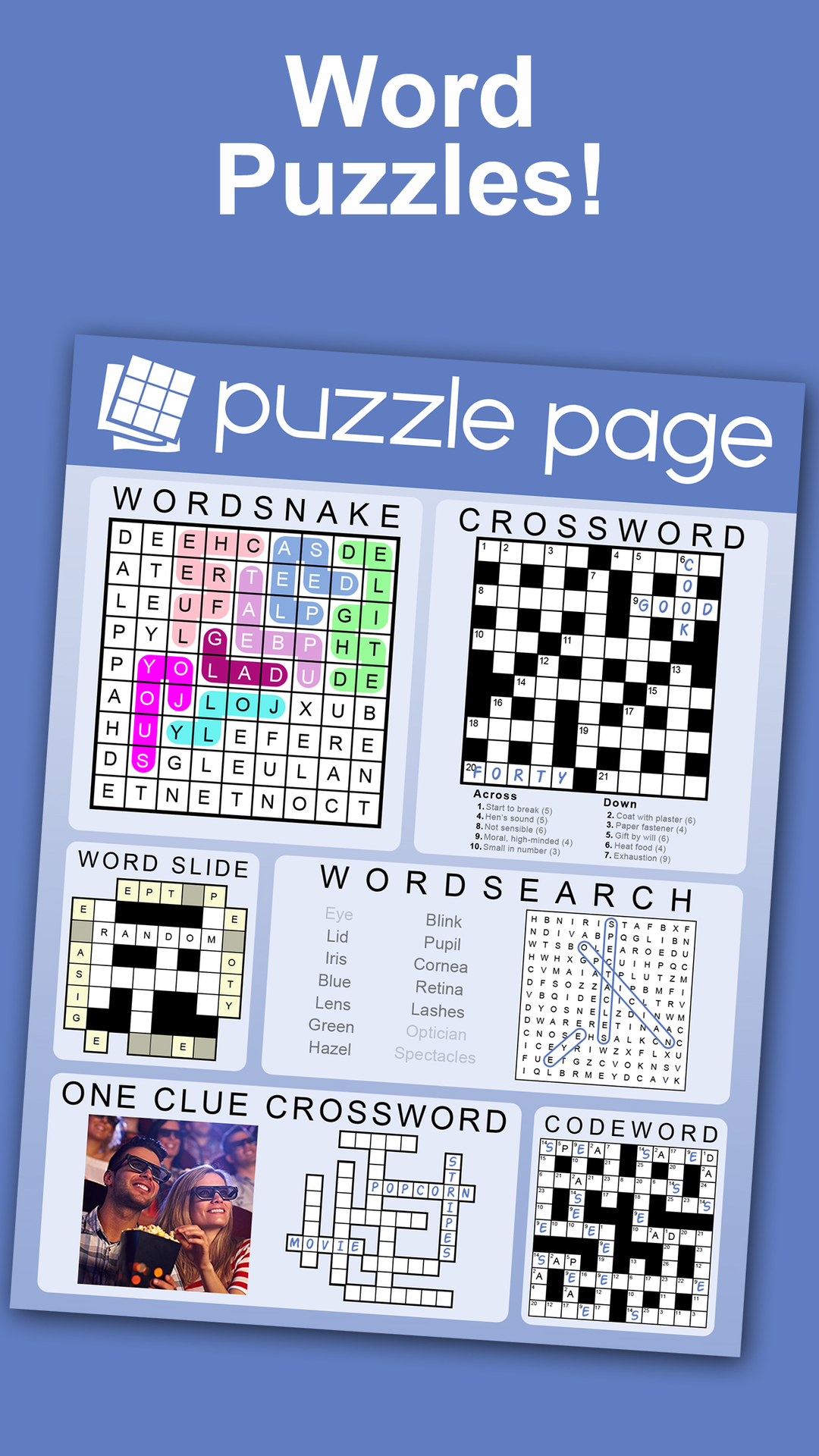 اسکرین شات 3 بازی Puzzle Page - Daily Puzzles!