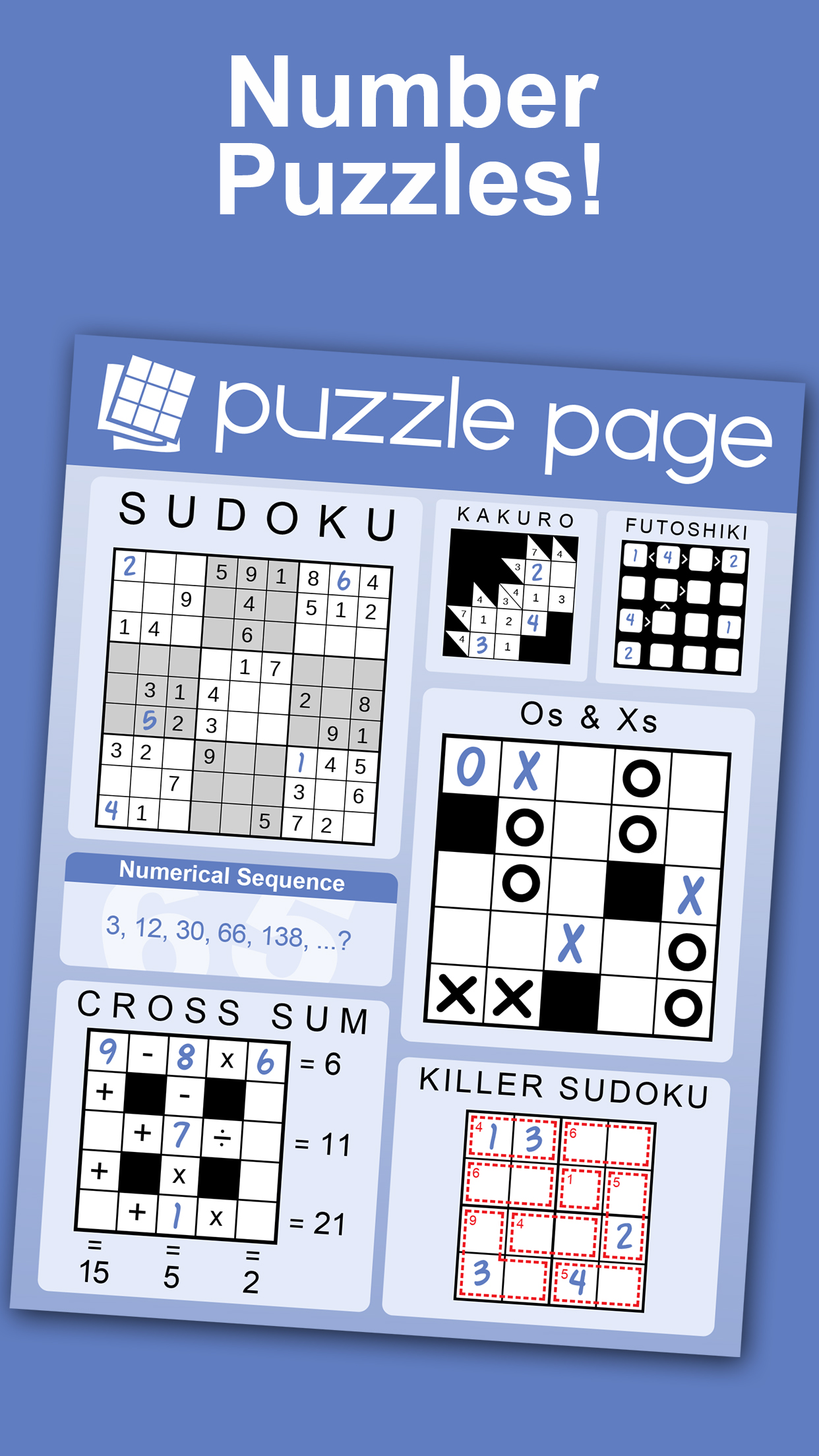 اسکرین شات 2 بازی Puzzle Page - Daily Puzzles!