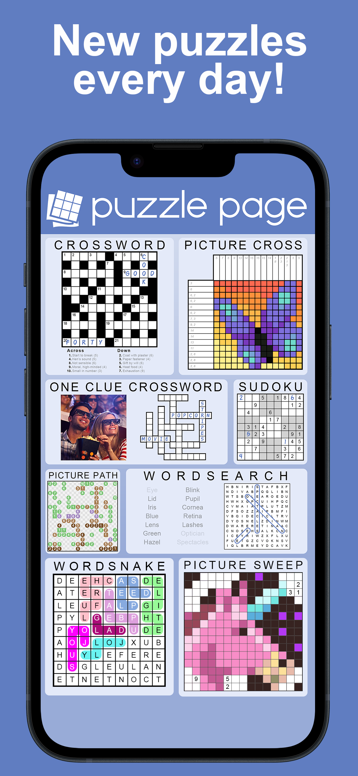 اسکرین شات 4 بازی Puzzle Page - Daily Puzzles!