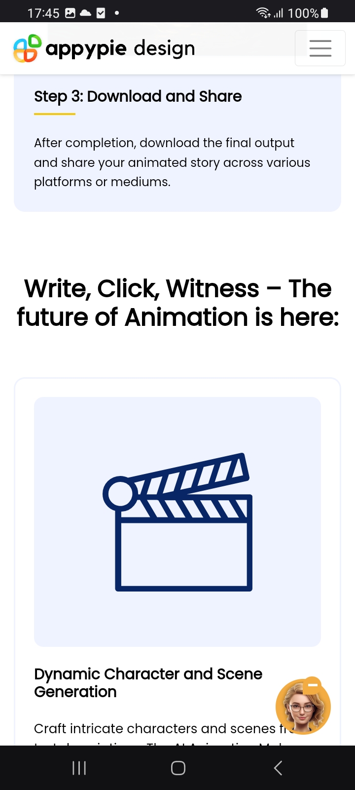 اسکرین شات 7 برنامه AI Animation Generator