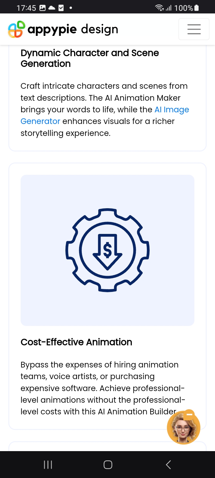 اسکرین شات 6 برنامه AI Animation Generator