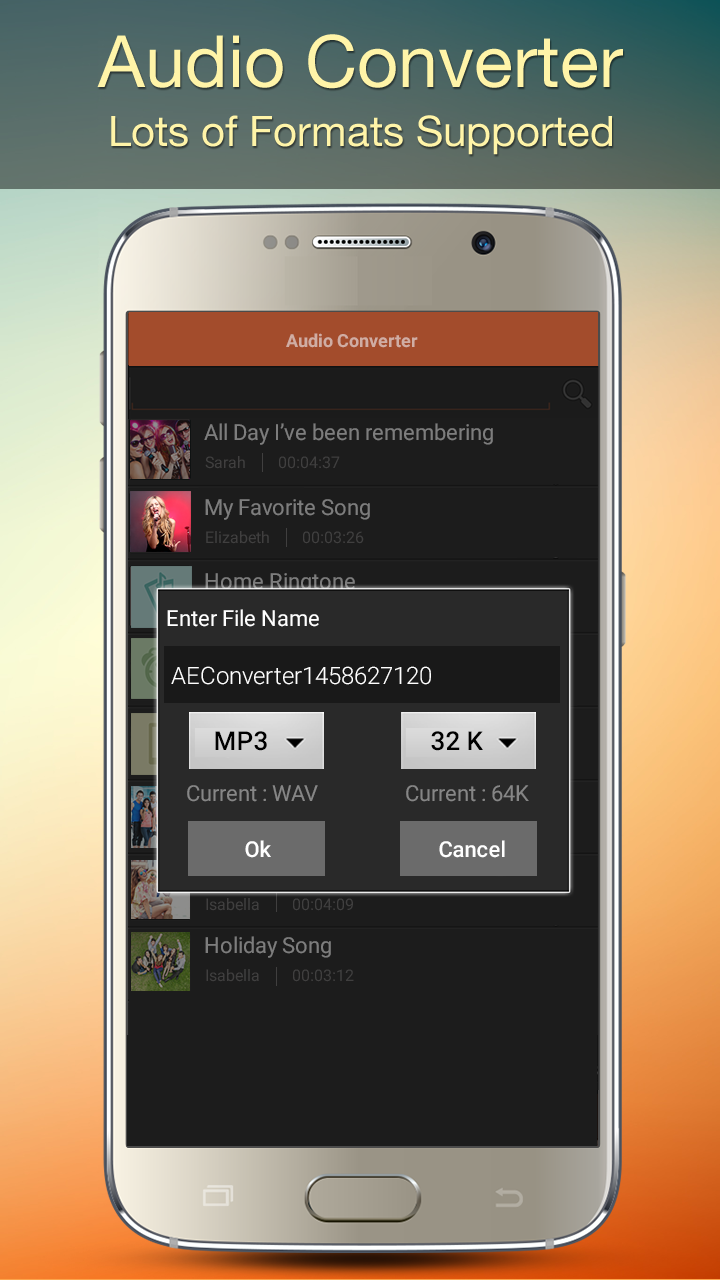 اسکرین شات 6 برنامه Audio MP3 Cutter Mix Converter and Ringtone Maker