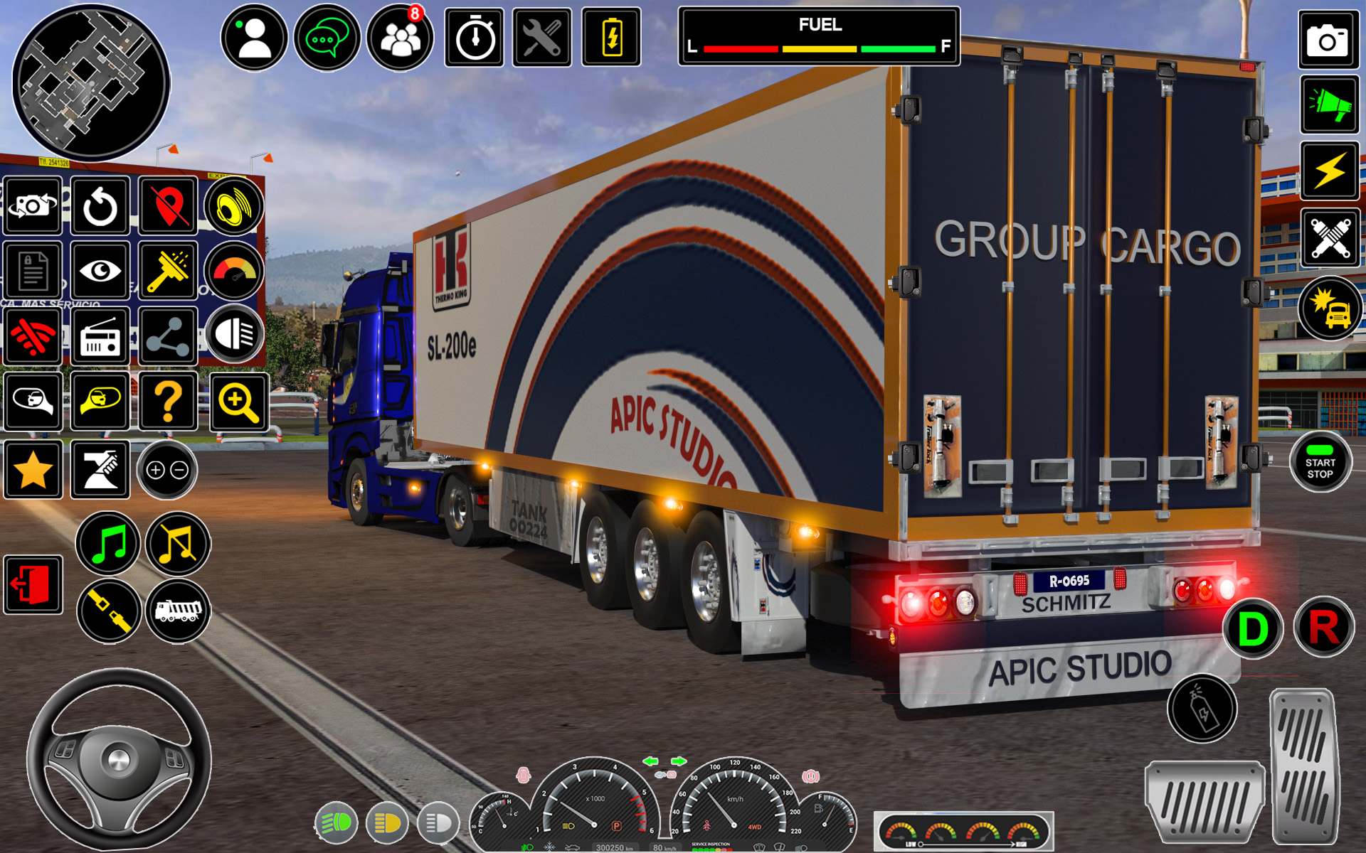 اسکرین شات 3 بازی Euro Truck Simulator-Oil Cargo