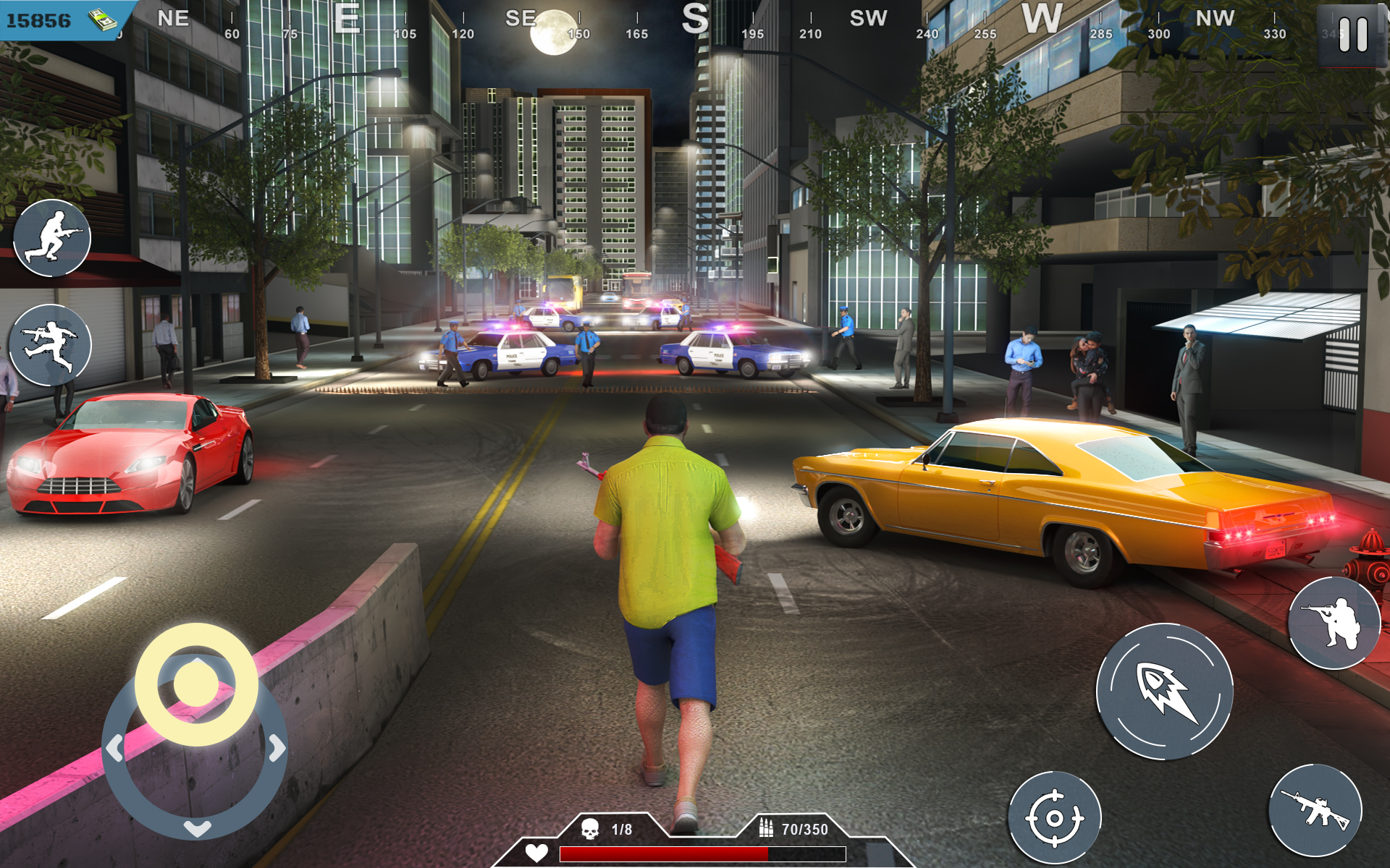 اسکرین شات 1 برنامه Open World Action Crime Game