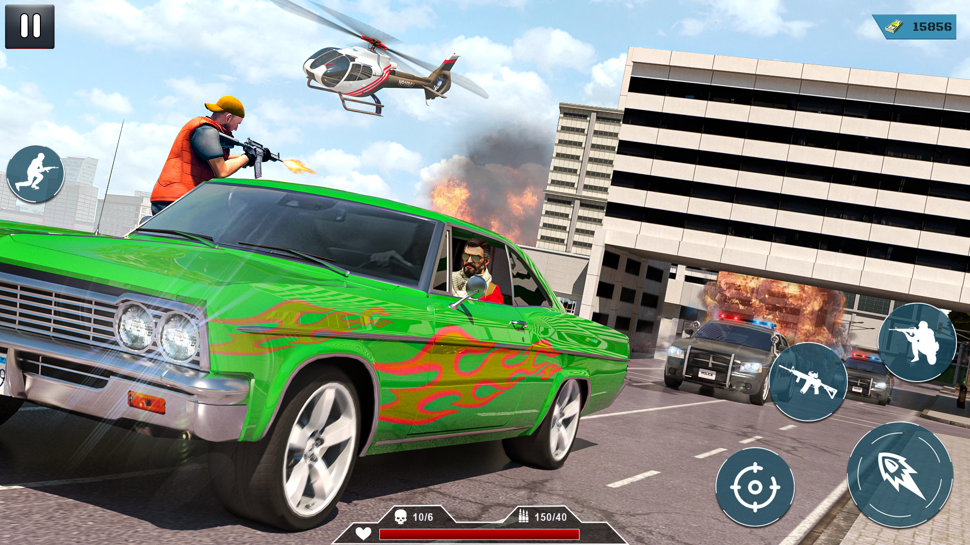 اسکرین شات 4 برنامه Open World Action Crime Game