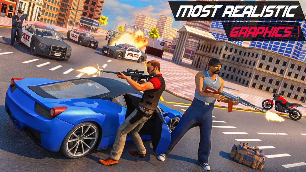 اسکرین شات 6 برنامه Open World Action Crime Game