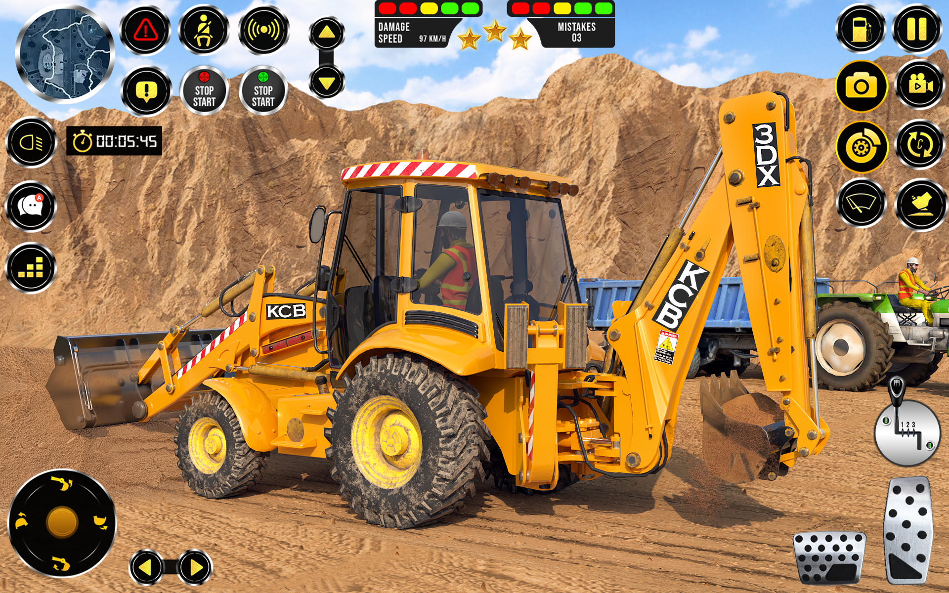 اسکرین شات 3 بازی Road Construction JCB Games 3D