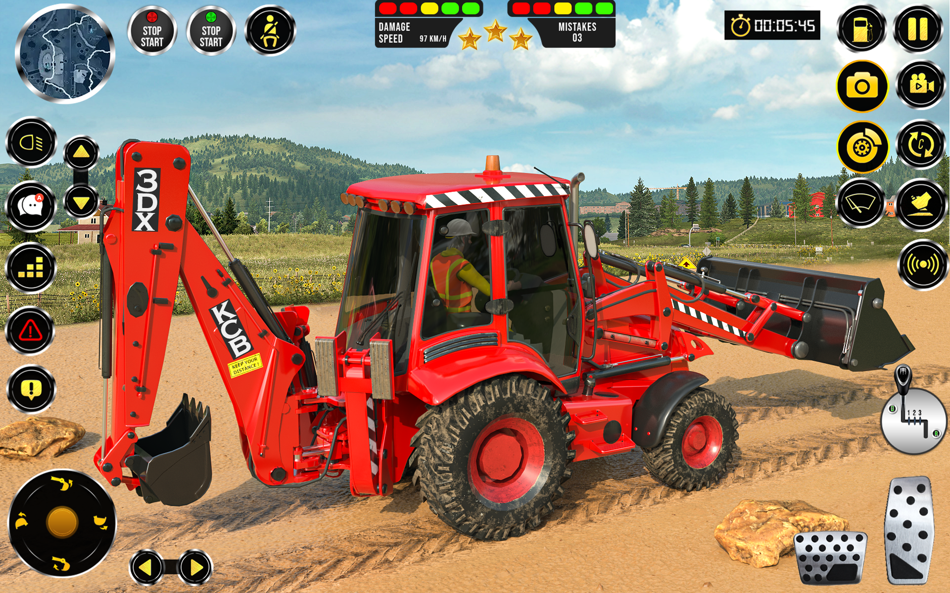 اسکرین شات 4 بازی Road Construction JCB Games 3D