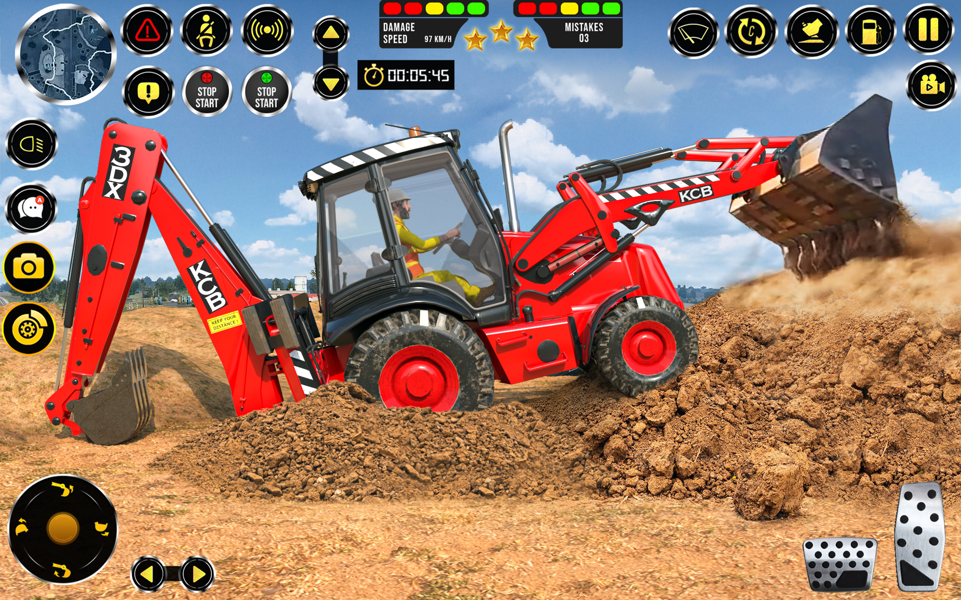 اسکرین شات 2 بازی Road Construction JCB Games 3D