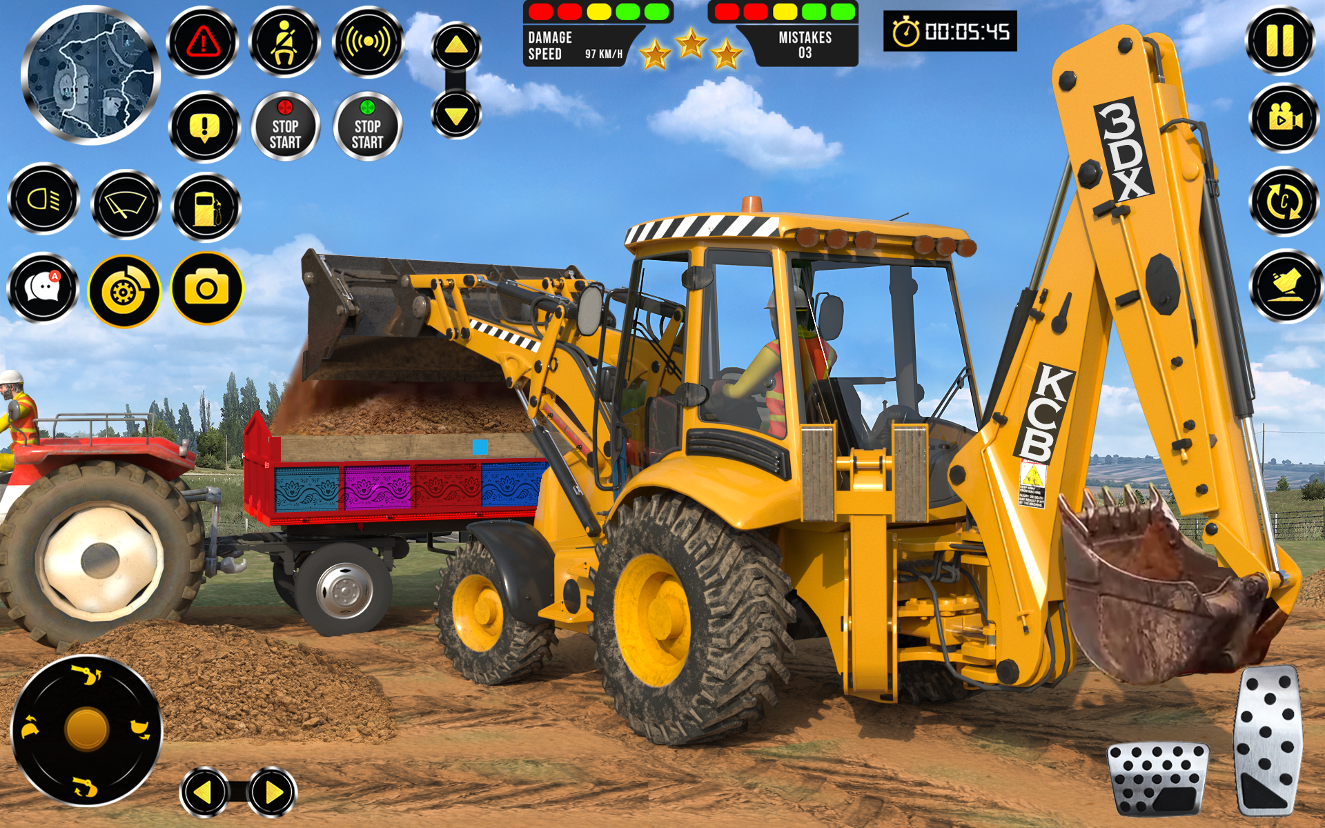اسکرین شات 1 بازی Road Construction JCB Games 3D