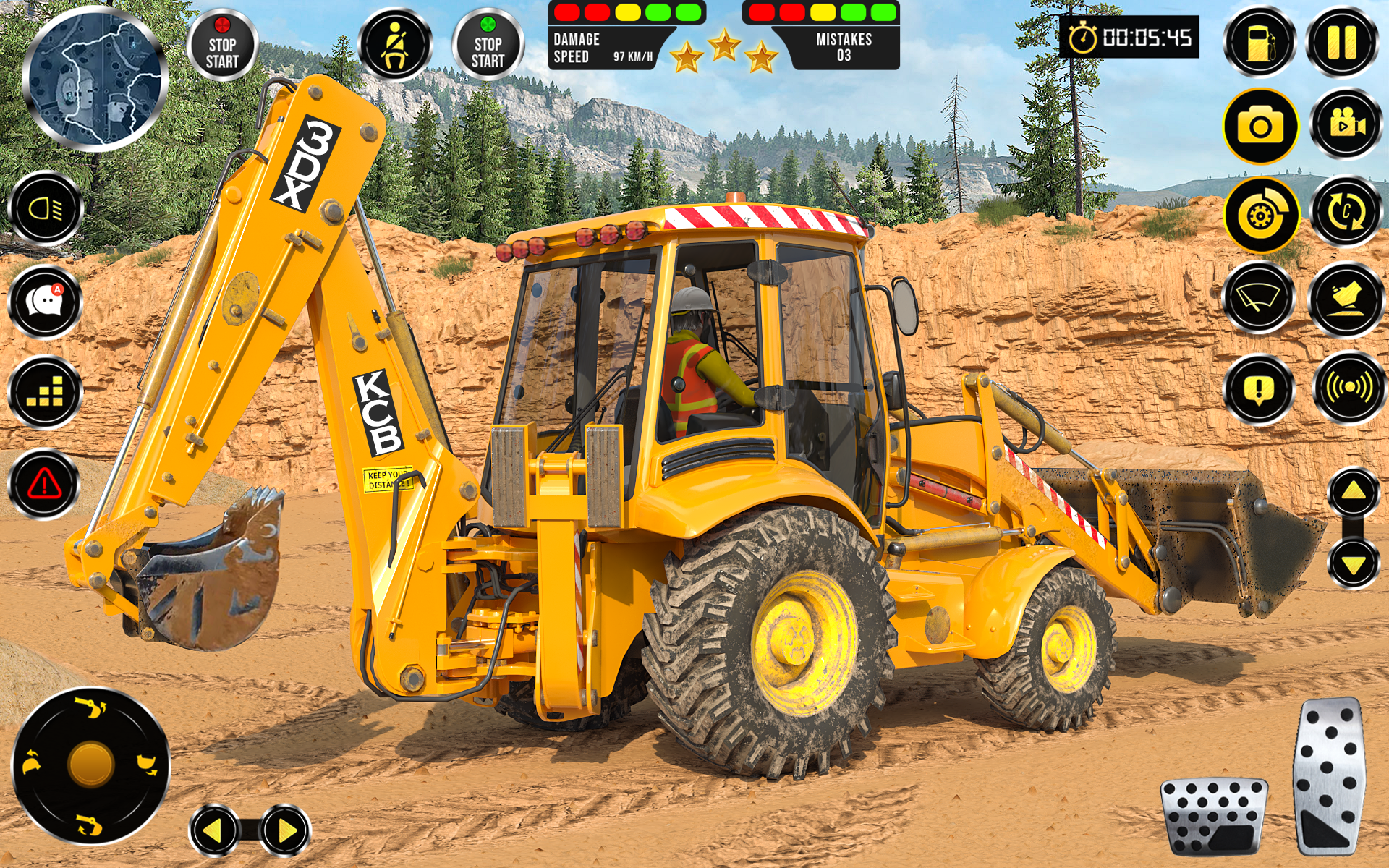 اسکرین شات 5 بازی Road Construction JCB Games 3D
