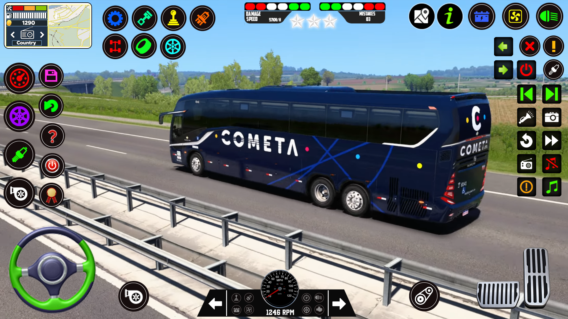 اسکرین شات 7 بازی Real Bus Driving - Offroad Bus
