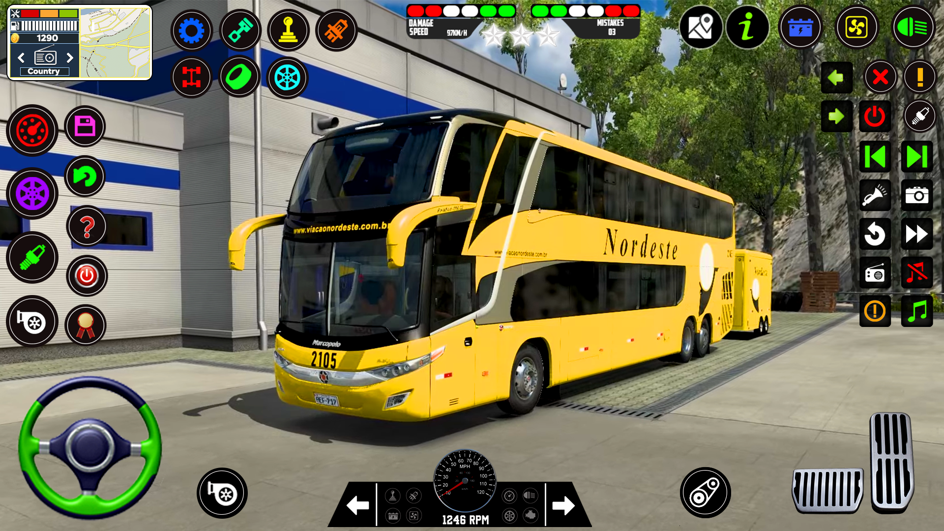 اسکرین شات 3 بازی Real Bus Driving - Offroad Bus