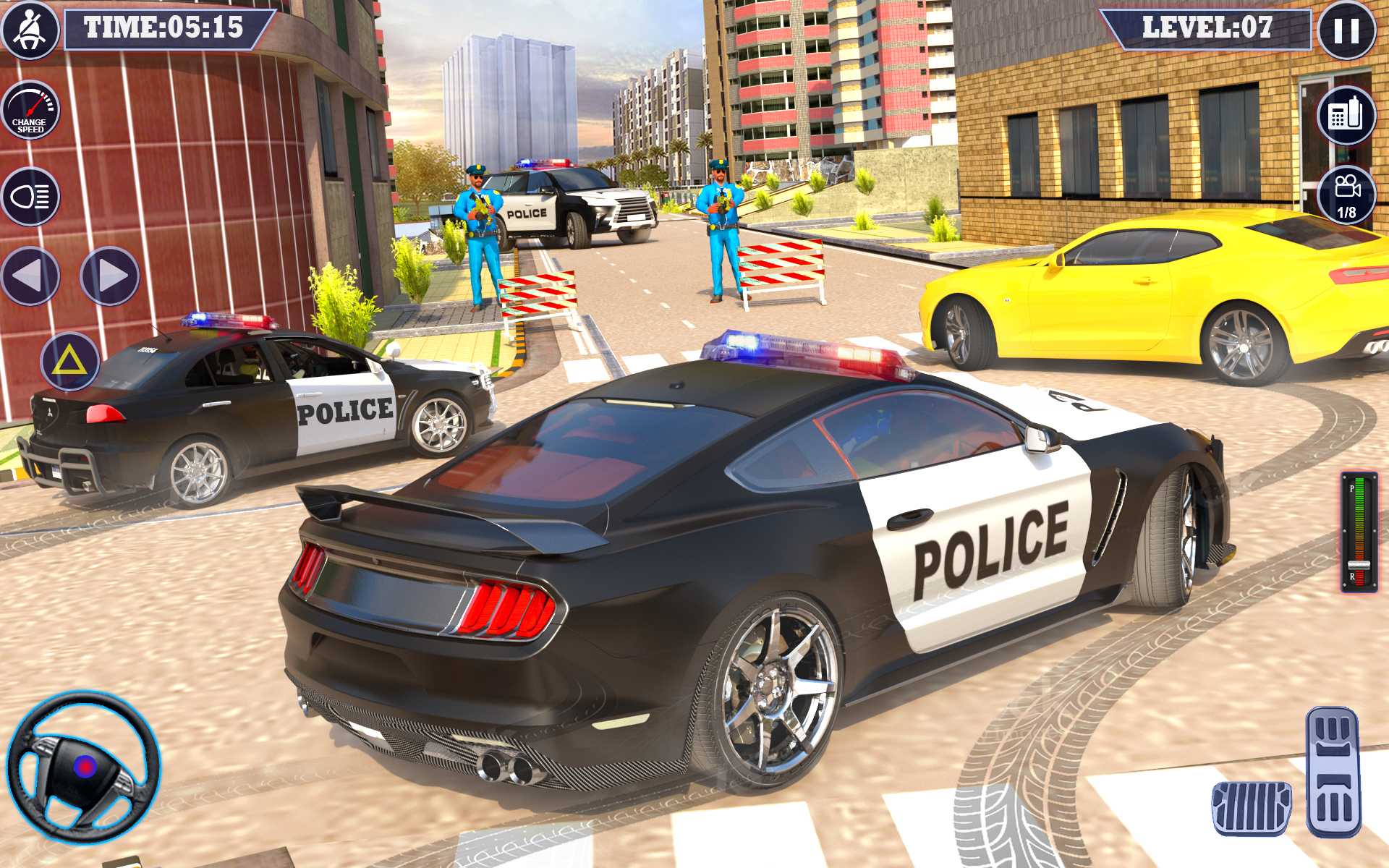 اسکرین شات 4 برنامه Police Car Driving Games 3D