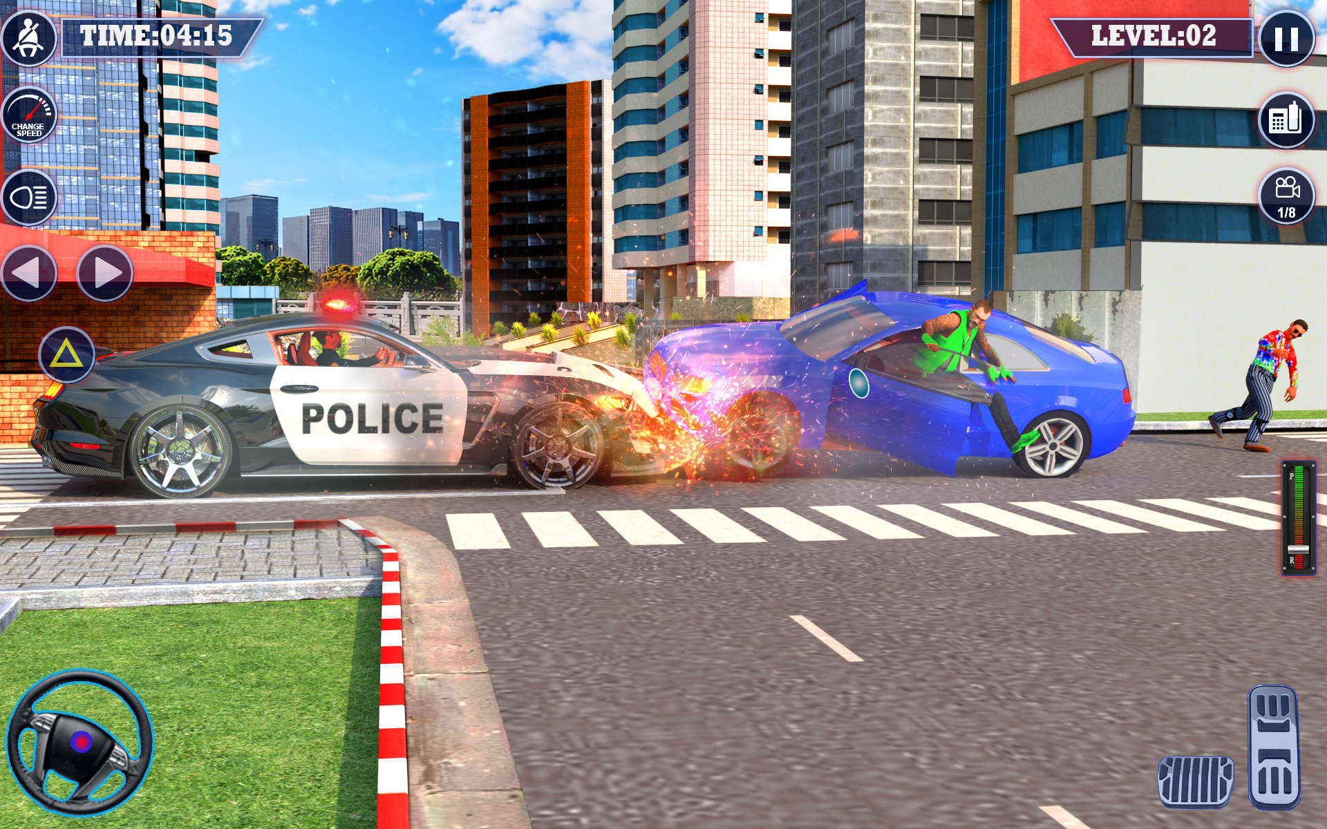 اسکرین شات 8 برنامه Police Car Driving Games 3D