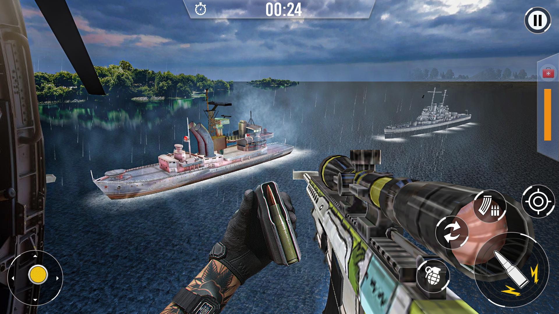 اسکرین شات 1 برنامه Call to Sniper Duty Assassin