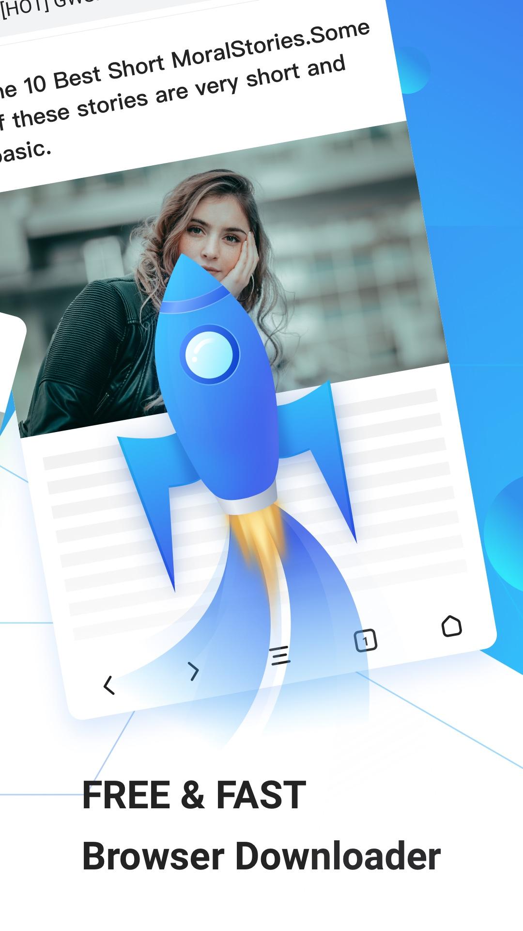 اسکرین شات 2 برنامه APUS Browser-Private & Fast