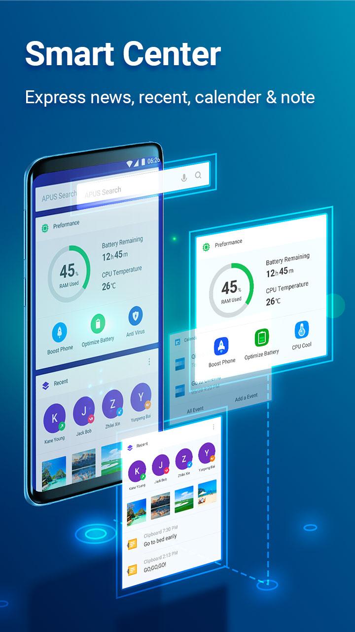 اسکرین شات 1 برنامه APUS Launcher Pro