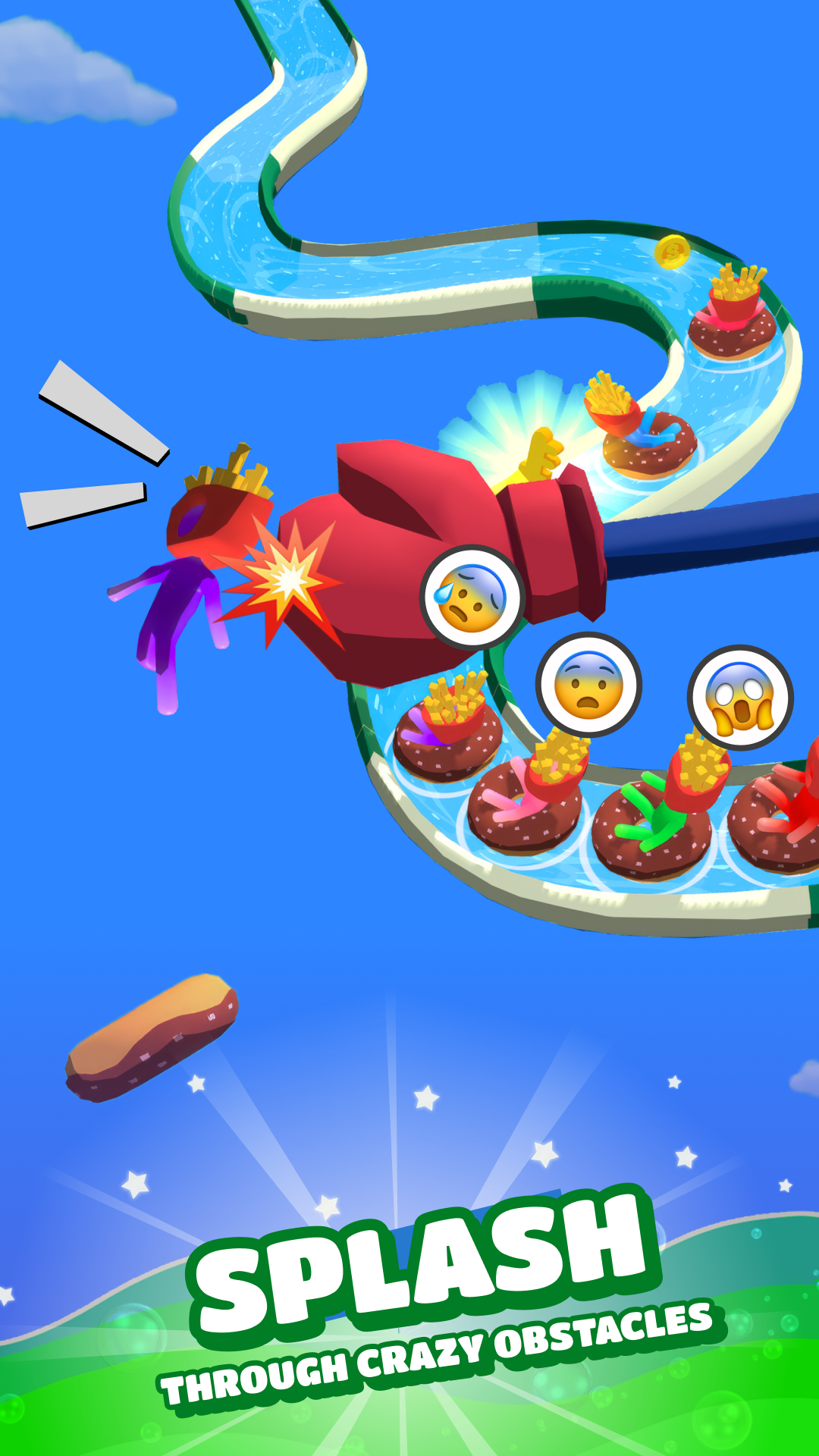 اسکرین شات 4 بازی My Aquapark: Fun Race!